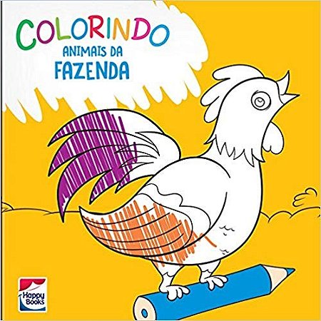 Colorindo Animais: Animais da Fazenda