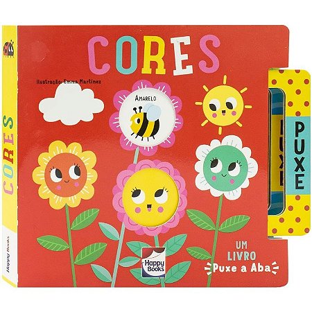 Livro Puxe a Aba: Cores, Um