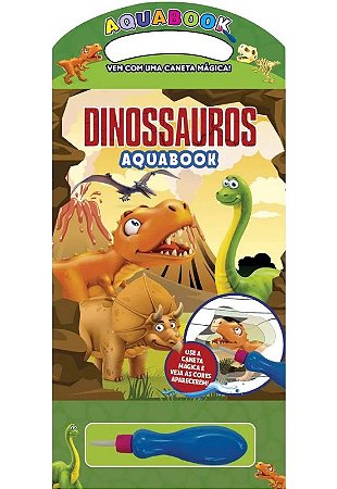 Aquabook - Dinossauros + Caneta Magica