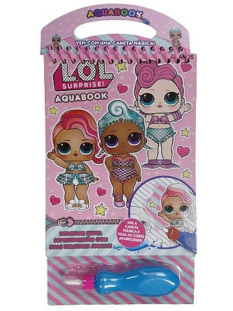 Lol Surprise Aquabook com Caneta Magica