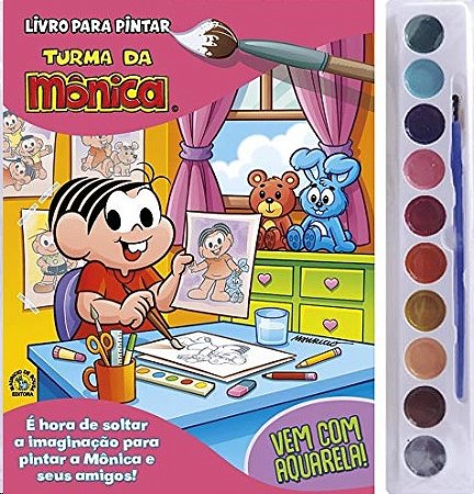 Turma da Monica - Livro para Pintar - Monica