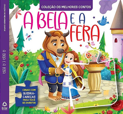 Bela e a Fera, a - Livro Quebra-cabeca