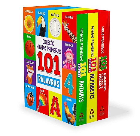 Colecao Minhas Primeiras 101 Palavras - Box com 3 Livrinhos