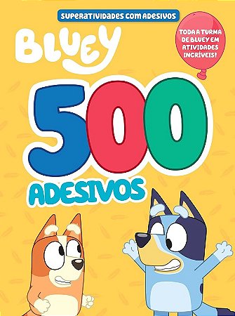 Bluey Superlivro de Adesivos 500 Adesivos 1