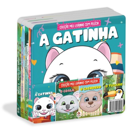 Colecao Meu Livrinho com Pelucia - Kit com 4 Livrinhos