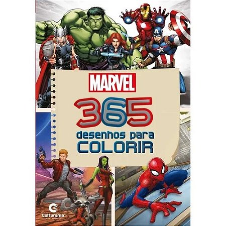 365 Desenhos para Colorir Marvel