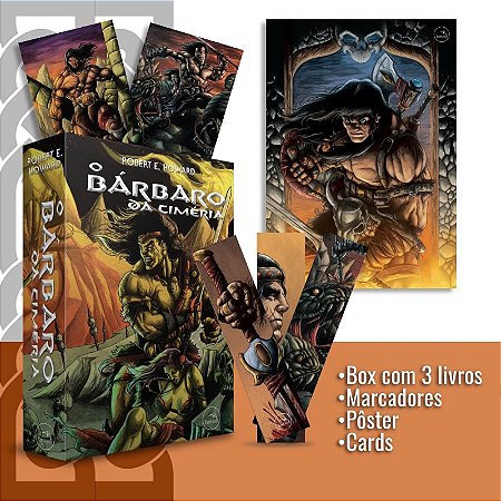 Box - Conan, o Bárbaro + Poster, Cards e Marcadores