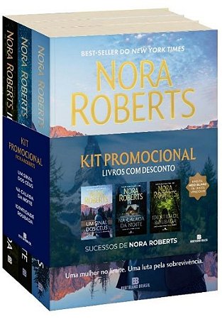 Kit Nora Roberts: Um Sinal dos Ceus + na Calada da Noite + Identidade Rouba