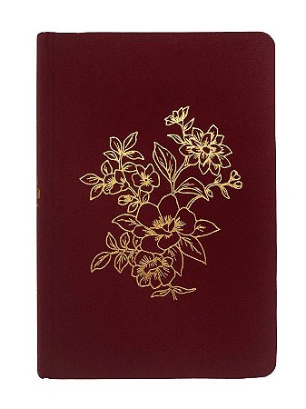 Biblia Nvi Bible Journaling, Tecido Vinho sobre Capa Dura, com Espaco para