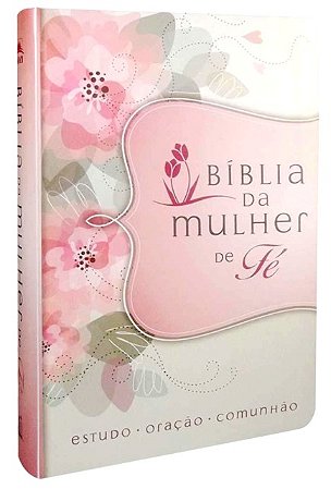 Biblia da Mulher de Fe (flores)