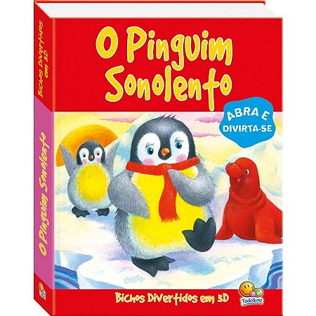 Bichos Divertidos em 3d: o Pinguim Sonolento