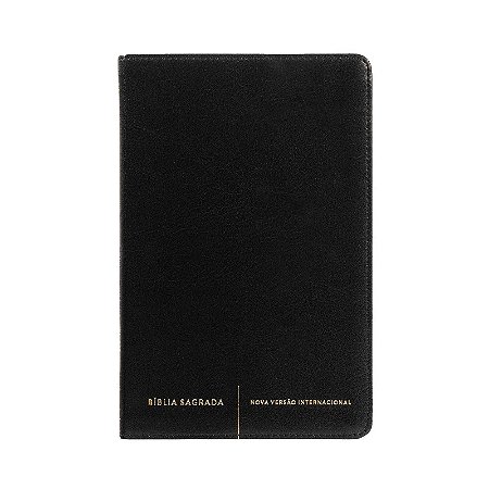 Biblia Sagrada Slim Nvi, Luxo, Capa Preta