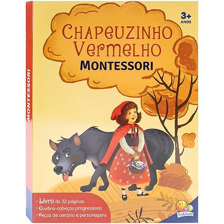 Montessori Classicos (livro-jogo): Chapeuzinho Vermelho