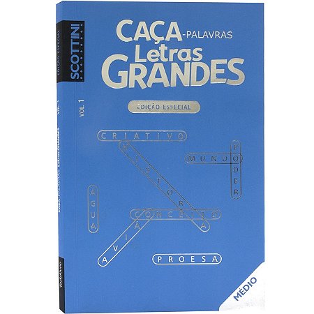 Scottini Touch: Caca-palavras Letras Grandes Medio V1