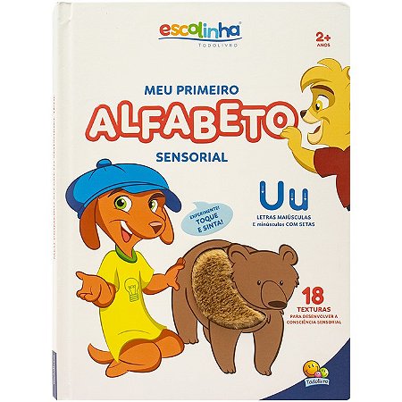 Escolinha Meu Primeiro Alfabeto Sensorial Tatil
