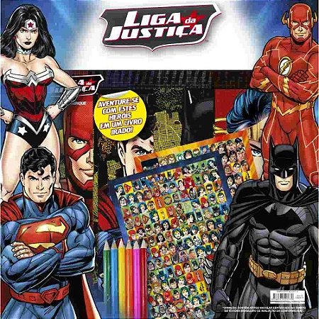 Liga da Justica - Pinte e Brinque - Vol. 01
