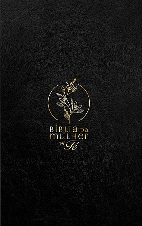 Bíblia da Mulher de Fé - Nvi, Couro Soft - Preto