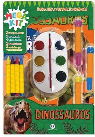 Dinossauros - Ler, Colorir e Brincar