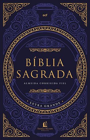Biblia Tesouro Sagrado, Acf, Capa Dura, Letra Grande, Leitura Perfeita