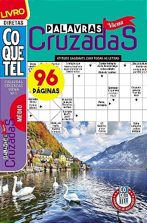 Livro Coquetel Palavras Cruzadas Viena 1