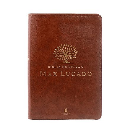 Biblia de Estudo Max Lucado - Capa Marrom