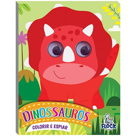 Colorir e Espiar: Dinossauros