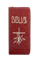 Biblia de Aparecida Bolso - Ziper Marrom