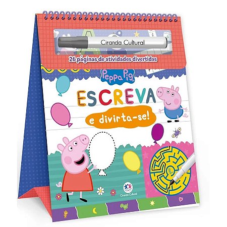 Escreva e Apague Peppa Pig - Escreva e Apague Espiral