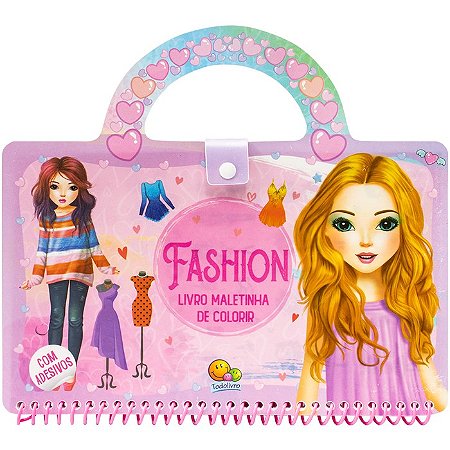Livro Maletinha de Colorir: Fashion