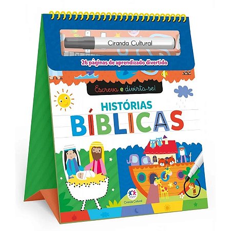 Livro Escreva e Apague Historias Biblicas