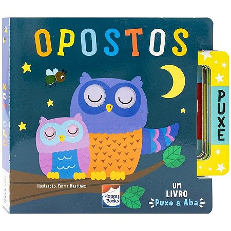 Livro Puxe a Aba: Opostos, Um
