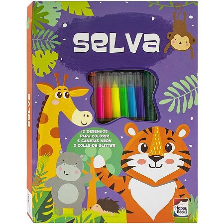 Meu Adoravel Superkit de Colorir: Selva
