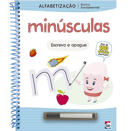 Ensino Fundamental Alfabetizacao - Escreva e Apague: Minusculas