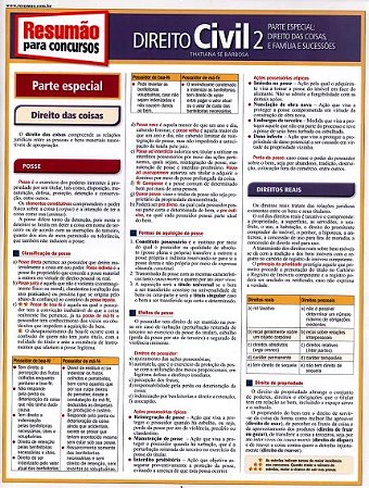 Direito Civil 2 - Direito das Coisas, e Familia e Sucessoes