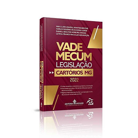 Vade Mecum - Legislação - Cartórios/mg