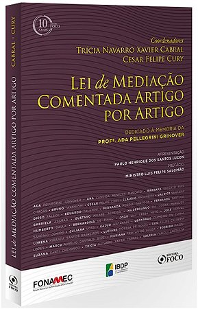 Lei de Mediacao Comentada Artigo por Artigo
