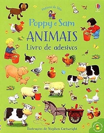 Poppy e Sam Animais: Livro de Adesivos