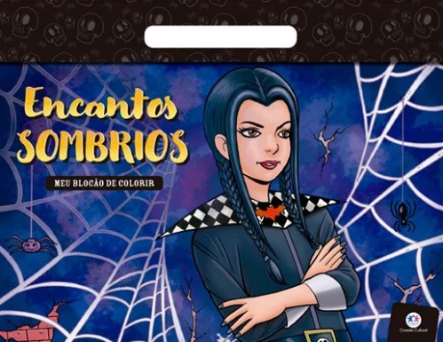 Blocao de Colorir Encantos Sombrios