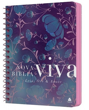 Nova Biblia Viva: Leia, Ore e Anote Flores do Campo com Abas Adesivas e pal