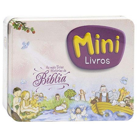 Mini - Lata: As, Mais Belas Historias da Biblia - C/10 Und.