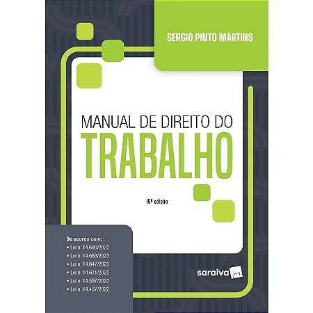 Manual de Direito do Trabalho