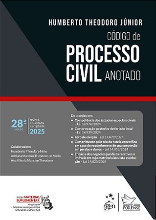 Codigo de Processo Civil Anotado - 28 Edicao 2025