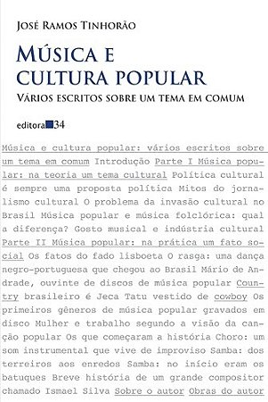 Musica e Cultura Popular - Varios Escritos sobre Um Tema em Comum