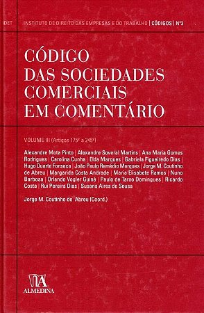 Codigo das Sociedades Comerciais em Comentario (volume 3)