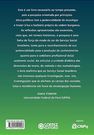 Pesquisa Em Serviço Social - Teoria, Método e Metodologias