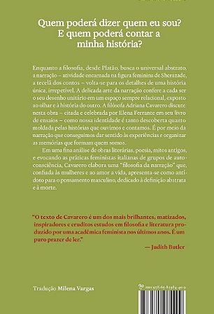 Olha-Me e Narra-Me - Filosofia da Narração