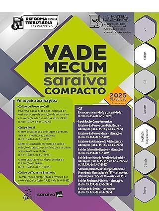 Vade Mecum Saraiva Compacto - 31ª Edição 2025