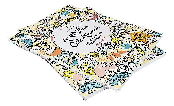 A Million Cute Animals - Animais Adoráveis Para Colorir