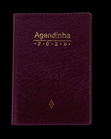 Agenda Simples 2026 - Vinho