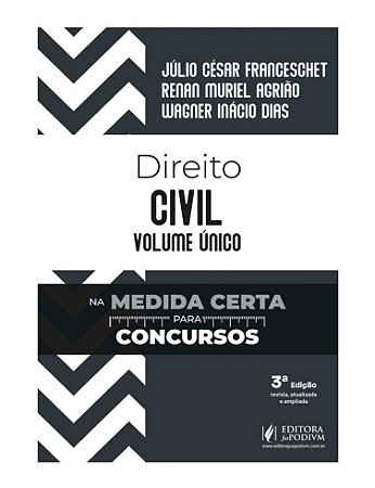 Direito Civil - Volume Único Na Medida Certa Para Concursos (2025)